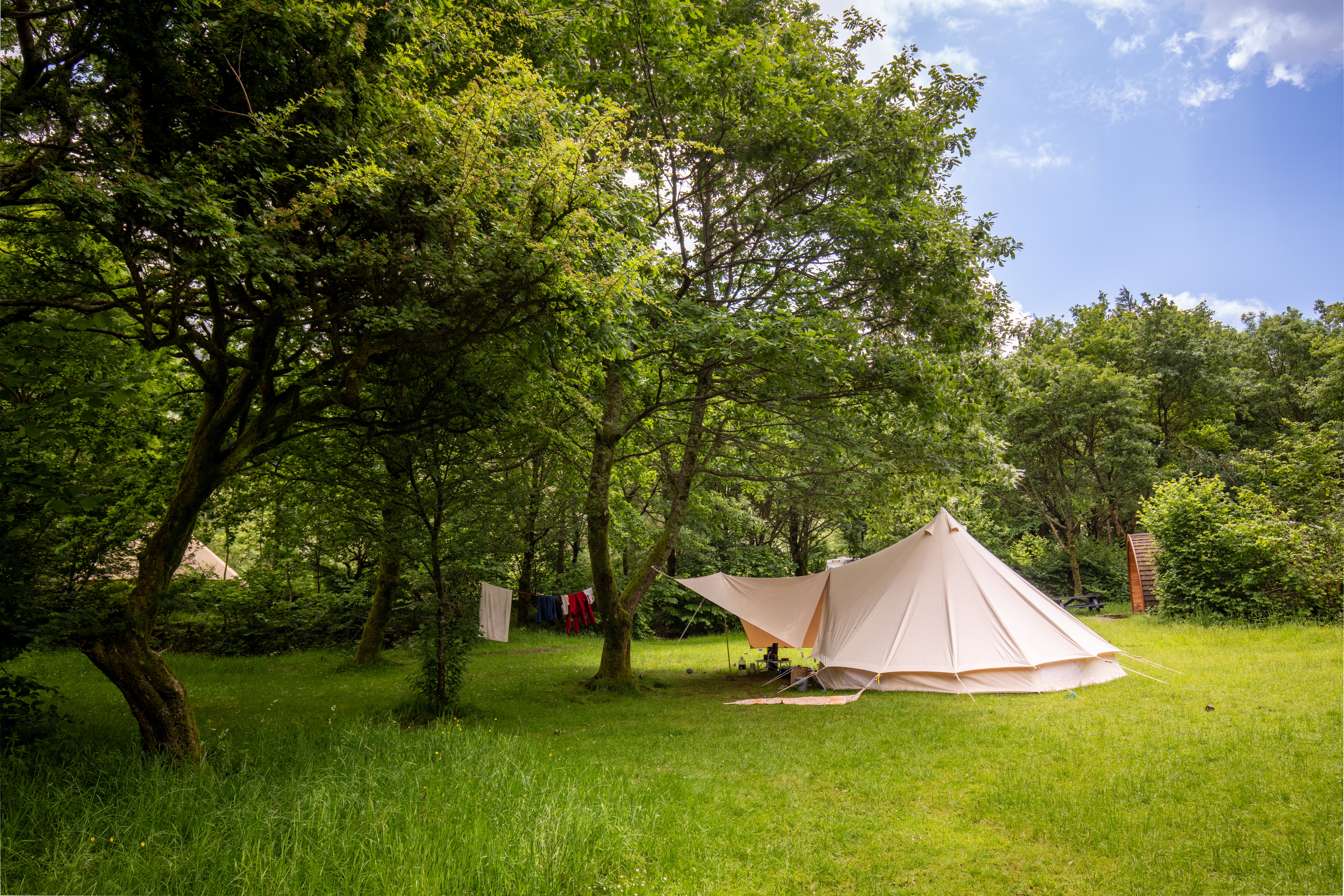 Wasdale Campsite is on a National Trust property